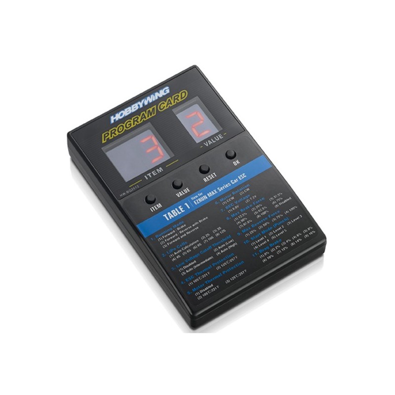 "Carte de programmation generale Hobbywing"