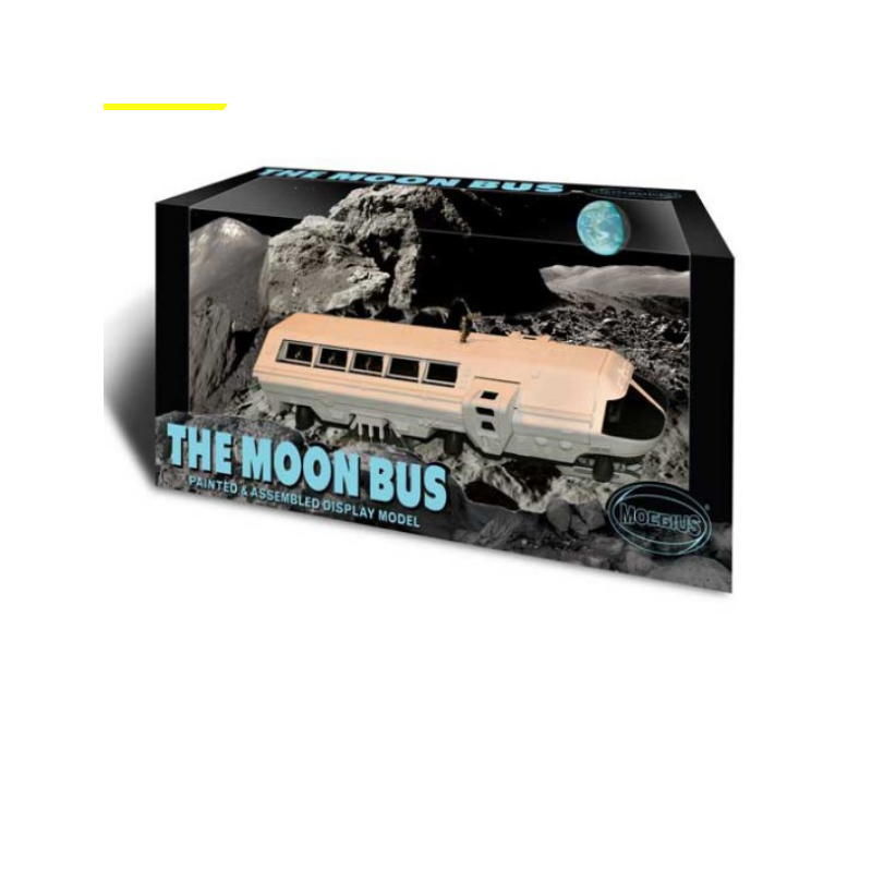Modèle de science-fiction en plastique Moon Bus Monté 1/50