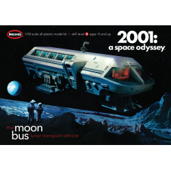 Modèle de science-fiction en plastique Moon Bus Monté 1/50