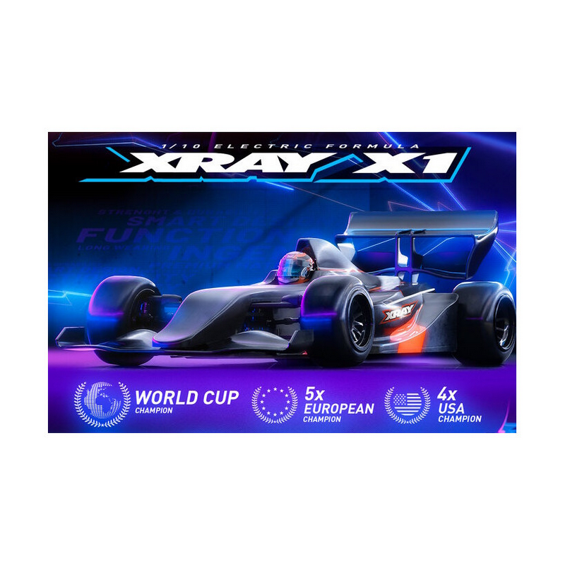 Kit Xray X1 Formule 1 1/10 CARBONE - 2027 - XRAY - 370711