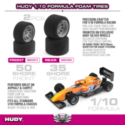Pneus mousses 1/10 Formule...