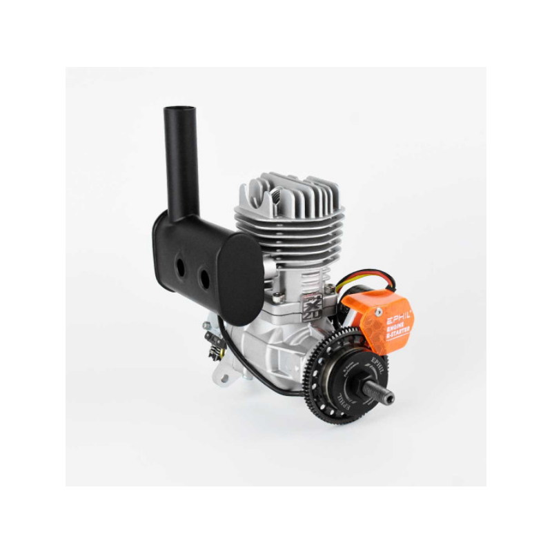 Moteur EPHIL 20cc PRO essence avec démarreur et sortie latérale S074120SP