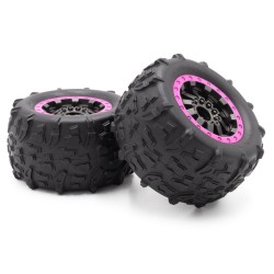 Roues complètes Funtek STX G2 ROSE (x2)