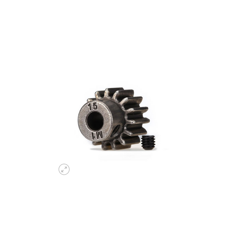 PIGNON MOTEUR 15 DTS – 1.0 METRIC PITCH – 5 MM